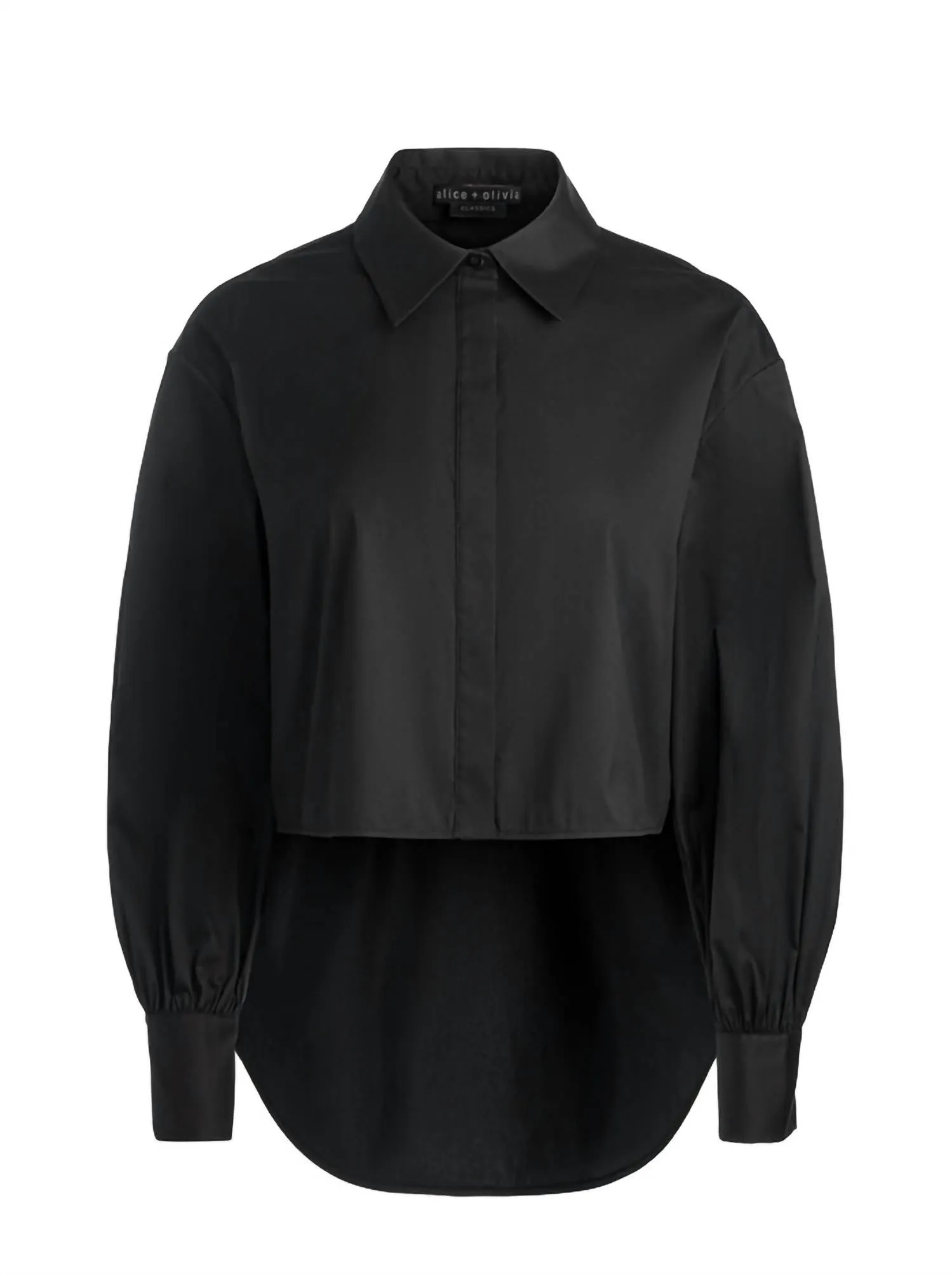 Alice   Olivia - Finley High Low Blouse