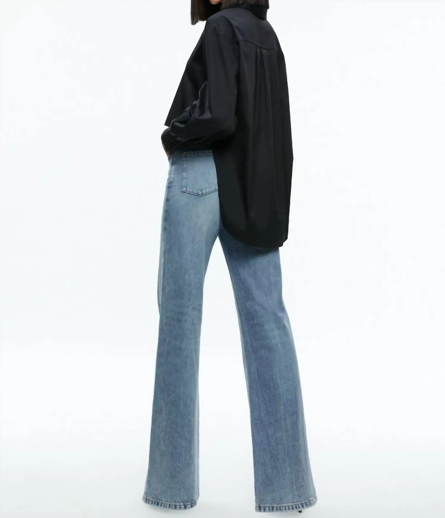 Alice   Olivia - Finley High Low Blouse