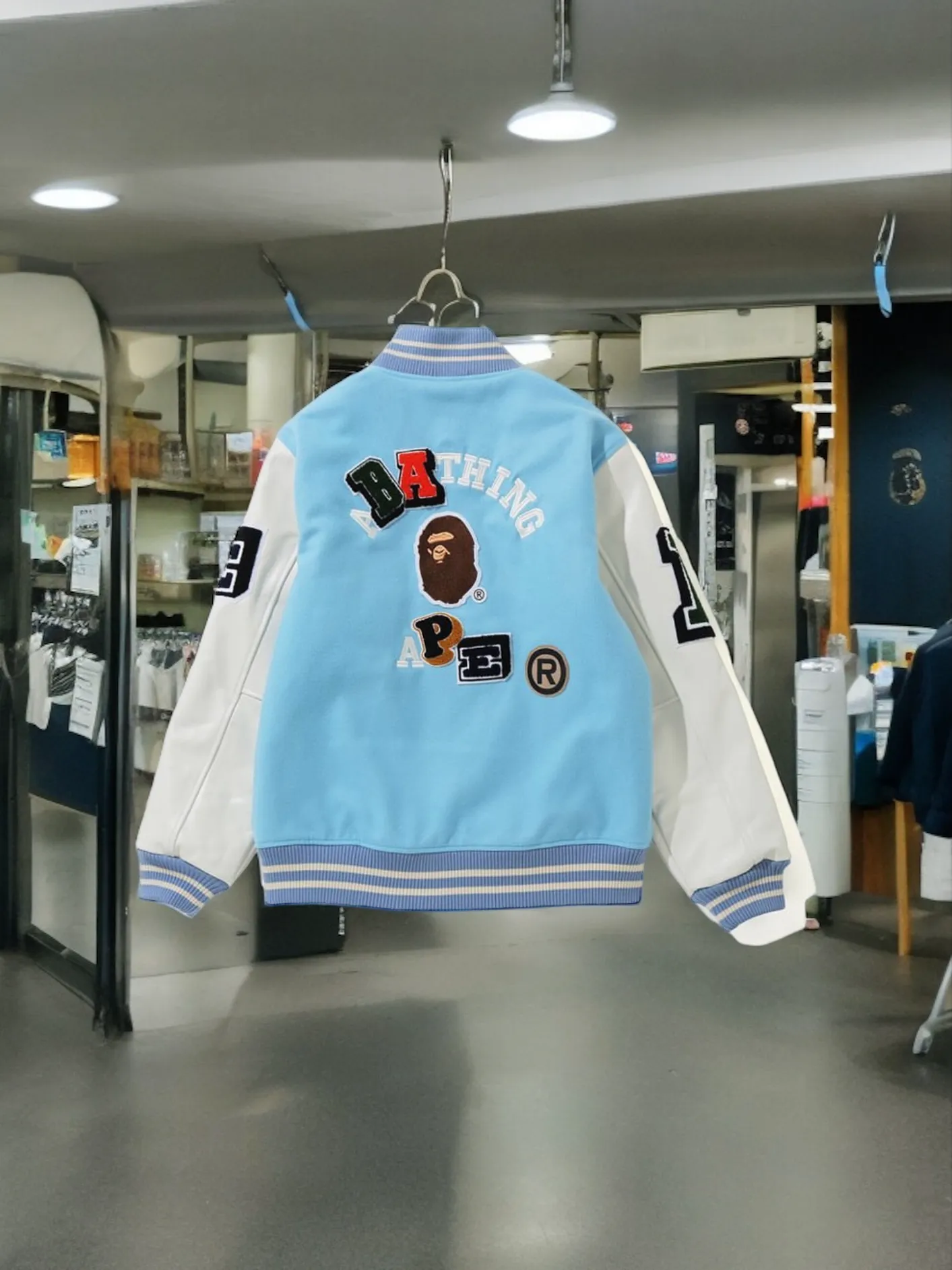 bape varsity jacket
