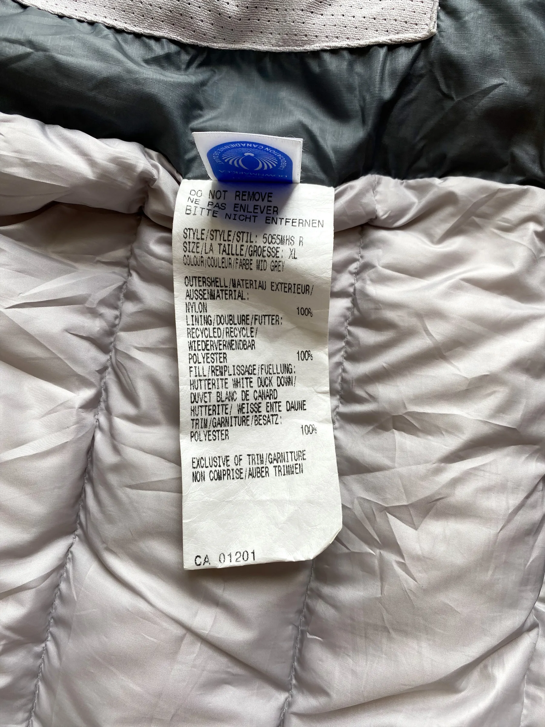 Canada Goose Branta Mid Grey Lodge Men's Jacket