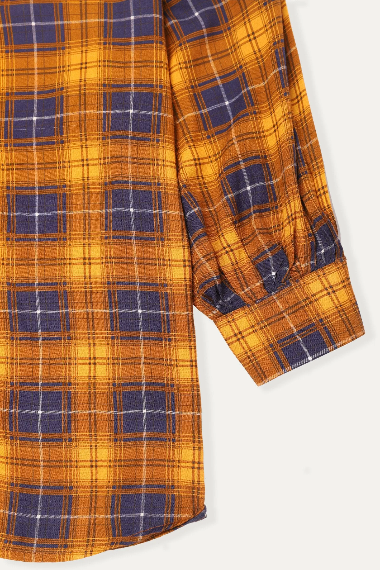 Checked Button Down Shirt