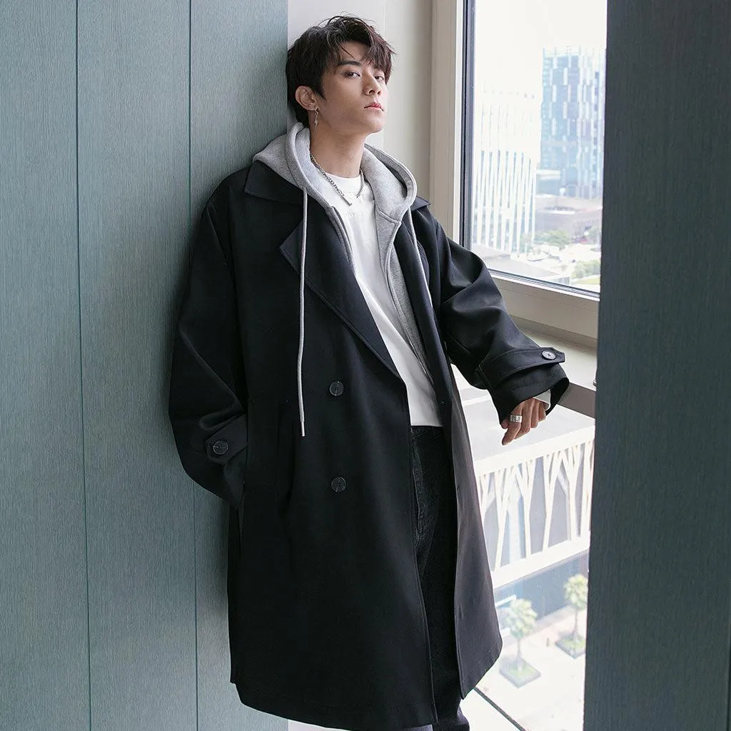 Chicmy- Two Piece Hooded Trench Coat