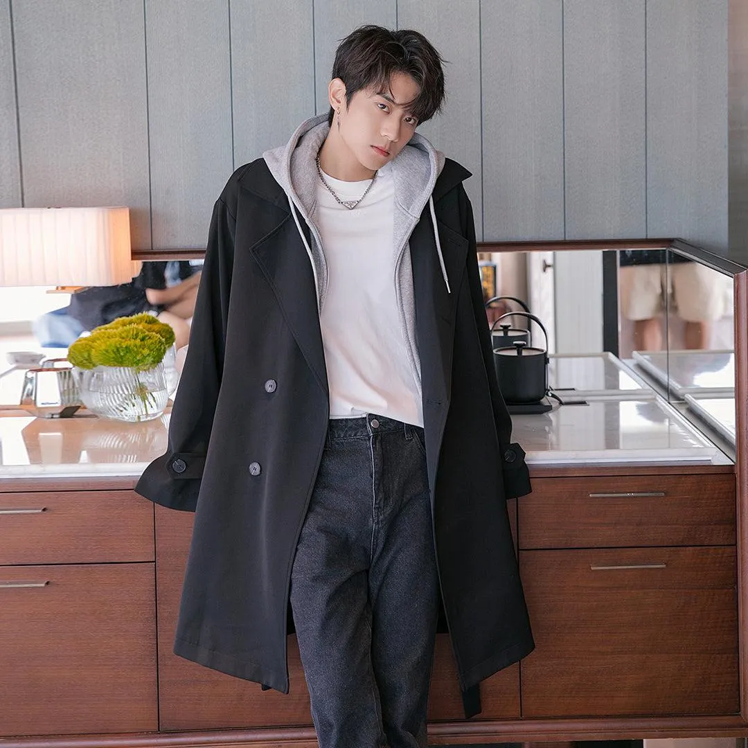 Chicmy- Two Piece Hooded Trench Coat