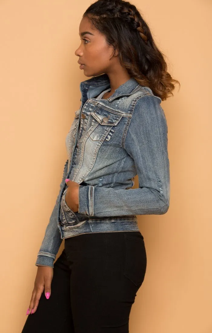 Classic Denim Button Up Jacket