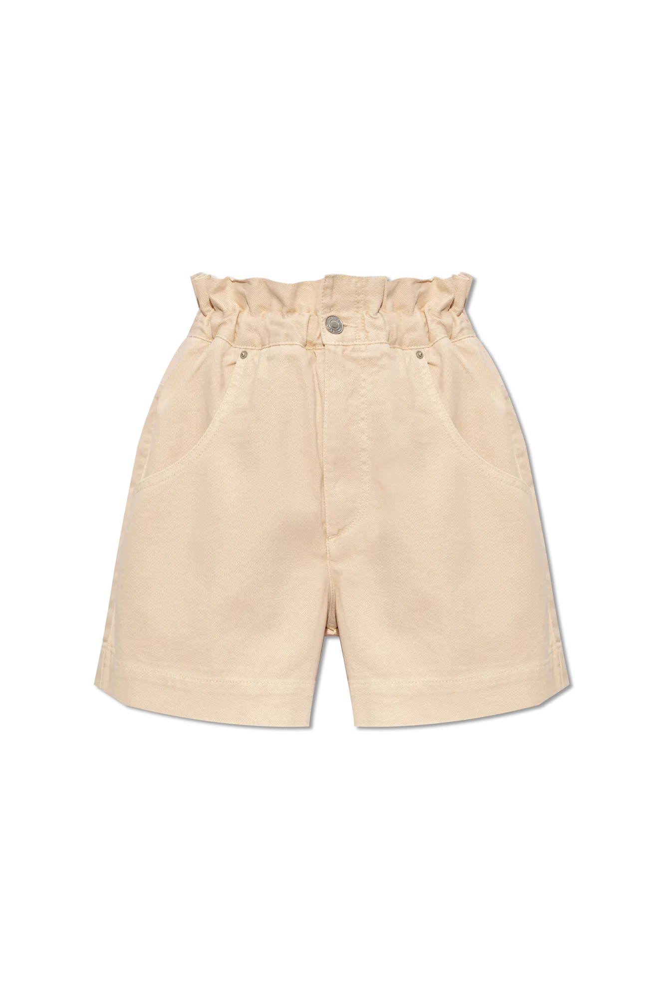 Isabel Marant Titea Fluid Denim Shorts - Ecru