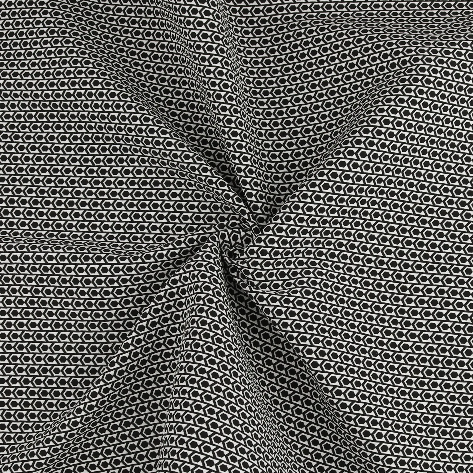 Jacquard Bengaline - MAIKE 007 - Black
