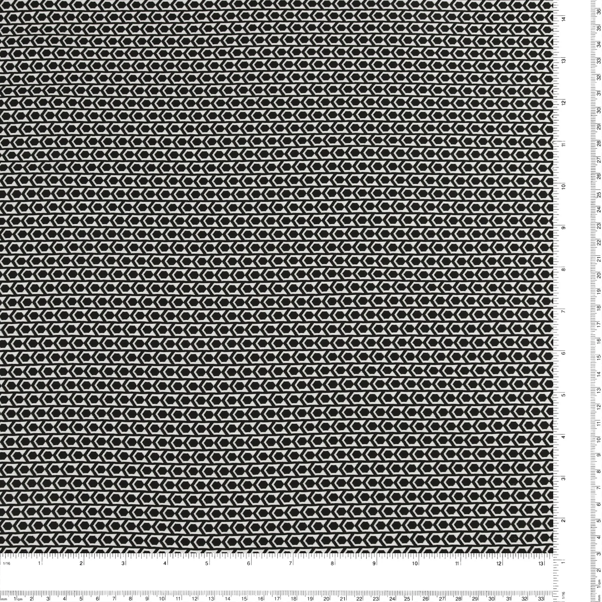 Jacquard Bengaline - MAIKE 007 - Black