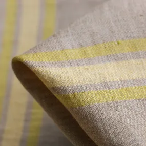 Puglia Giallo Stripe Linen