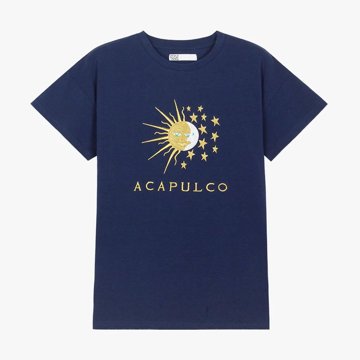 Sun and Moon Acapulco Navy Blue T-Shirt