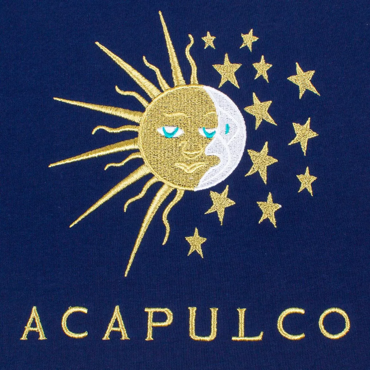 Sun and Moon Acapulco Navy Blue T-Shirt