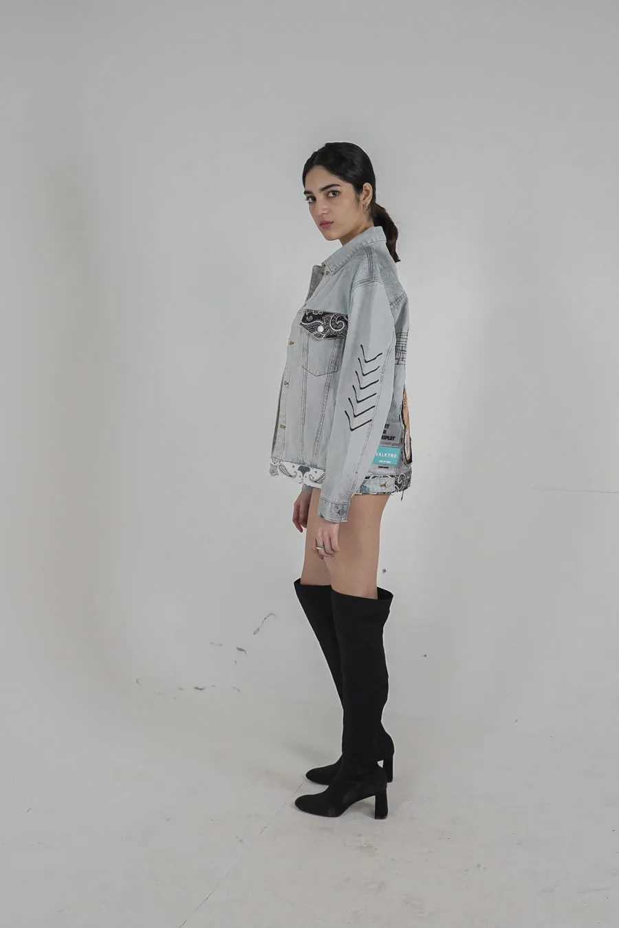 TEDDY DOESN'T HAVE THE CODE TO THE WIFI' - ICE BLUE VALKYRE JACKET