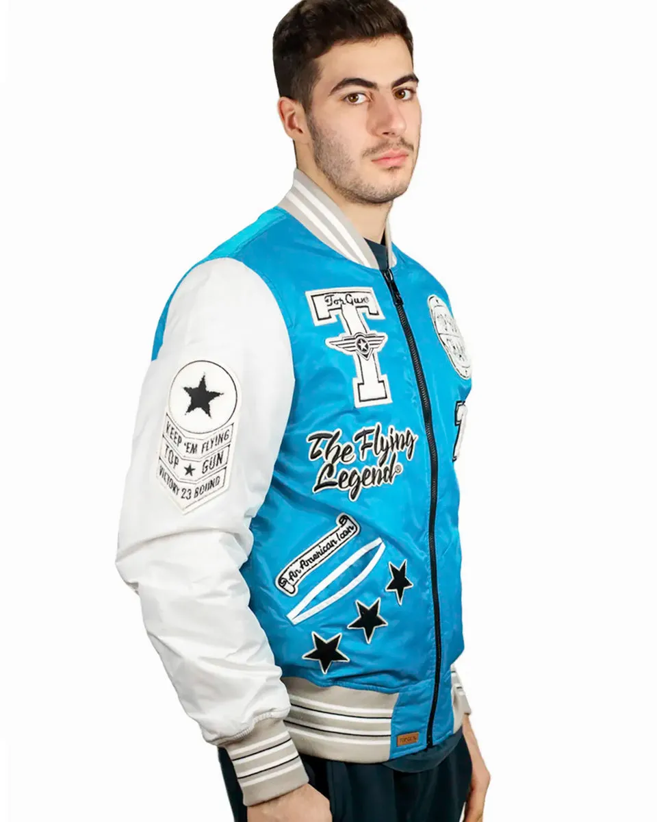 Top Gun Flying Legend Lightweight Jacket Light Blue
