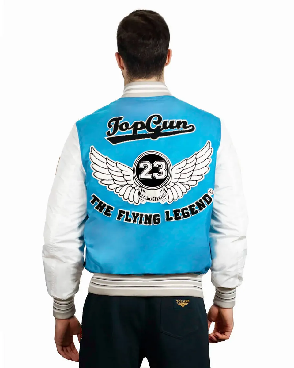 Top Gun Flying Legend Lightweight Jacket Light Blue