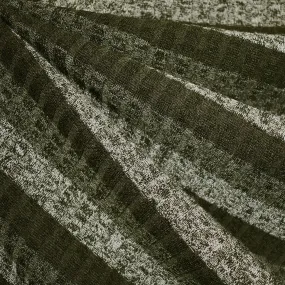 Wide Tonal Stripe Rib Sweater Knit Olive