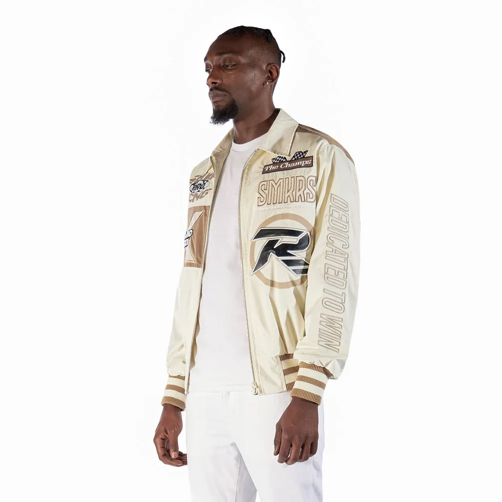 Windbreaker Racing Jacket - Chalk