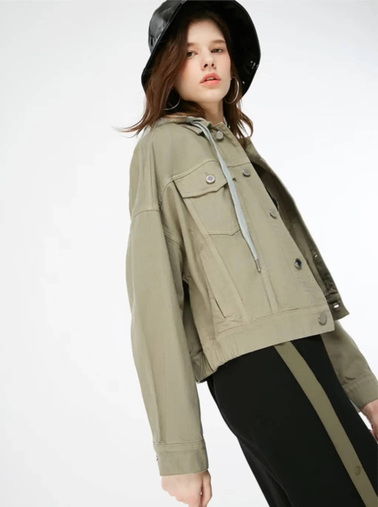 Women's Spring/Summer Loose Short Denim Coat