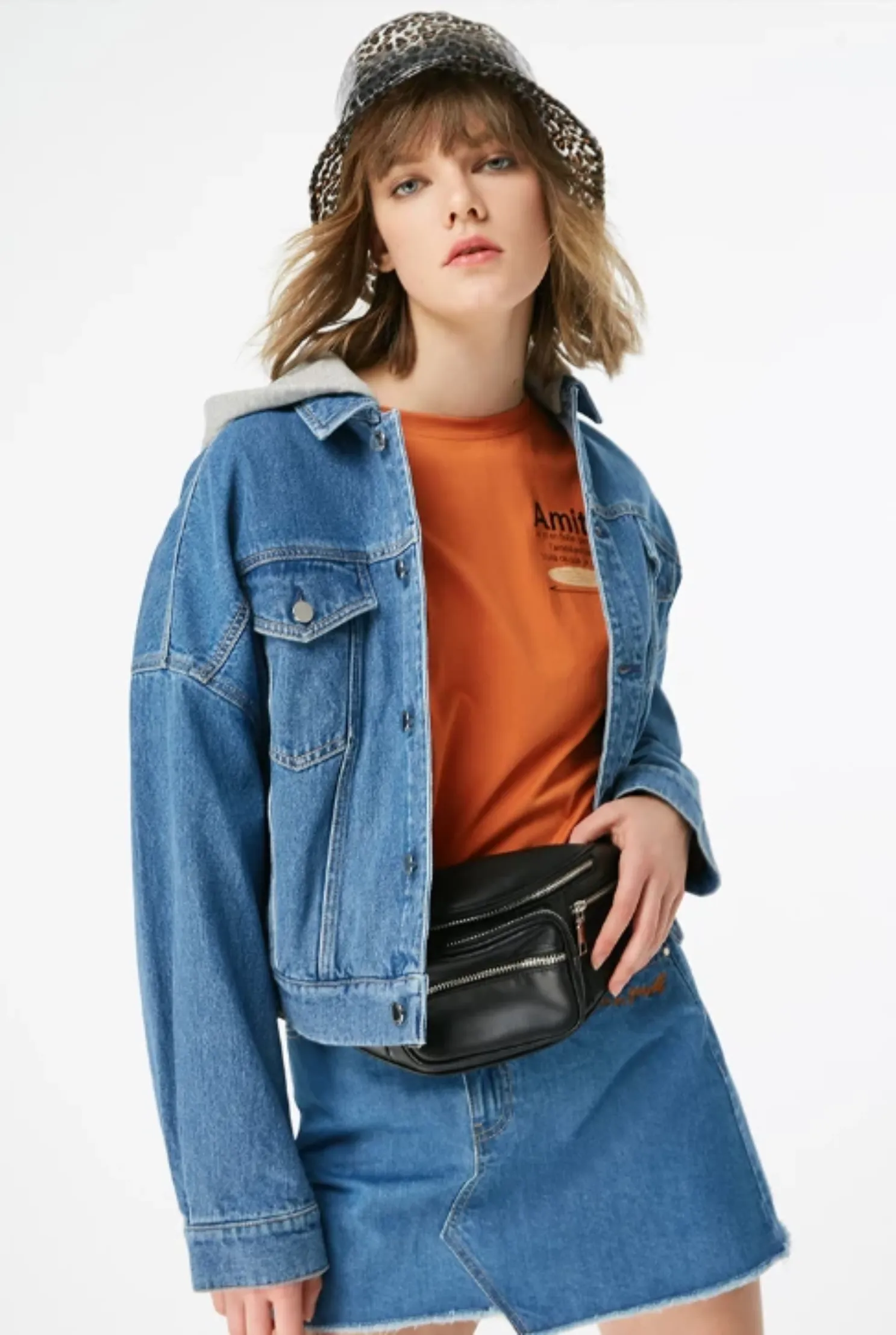 Women's Spring/Summer Loose Short Denim Coat