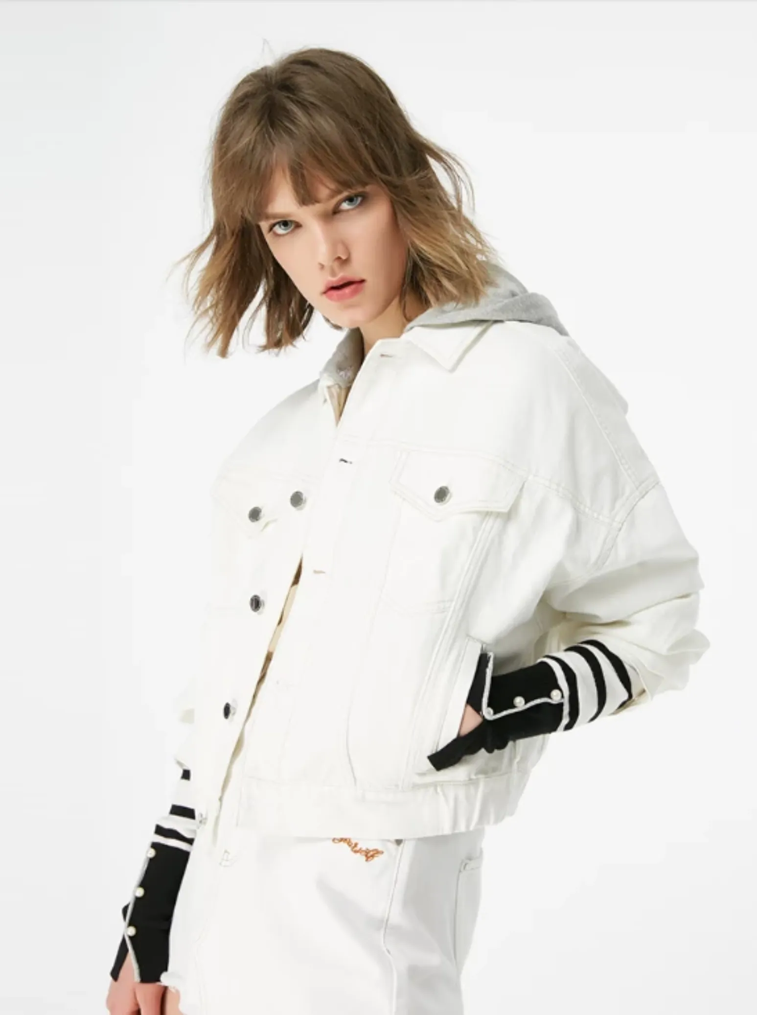 Women's Spring/Summer Loose Short Denim Coat