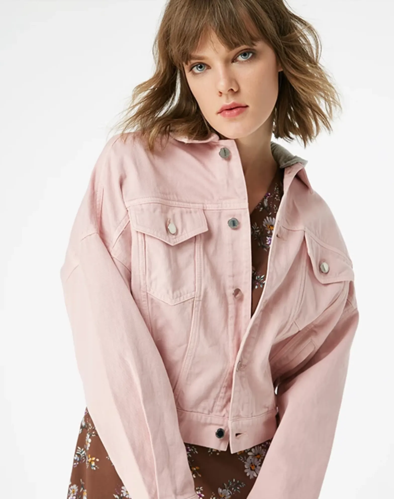 Women's Spring/Summer Loose Short Denim Coat