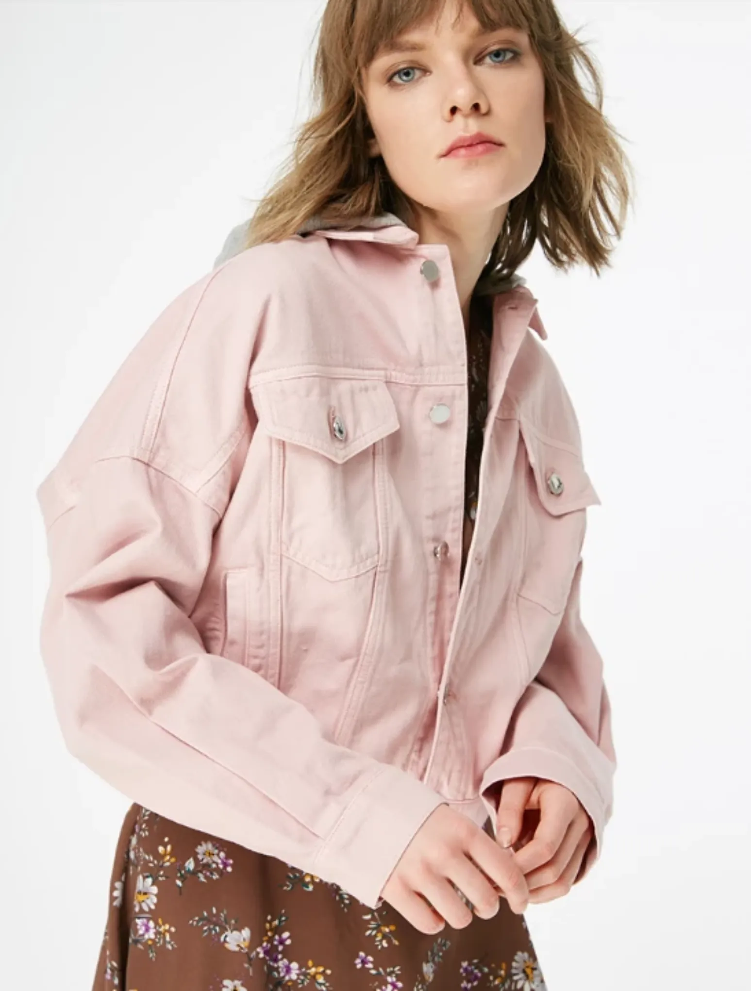 Women's Spring/Summer Loose Short Denim Coat