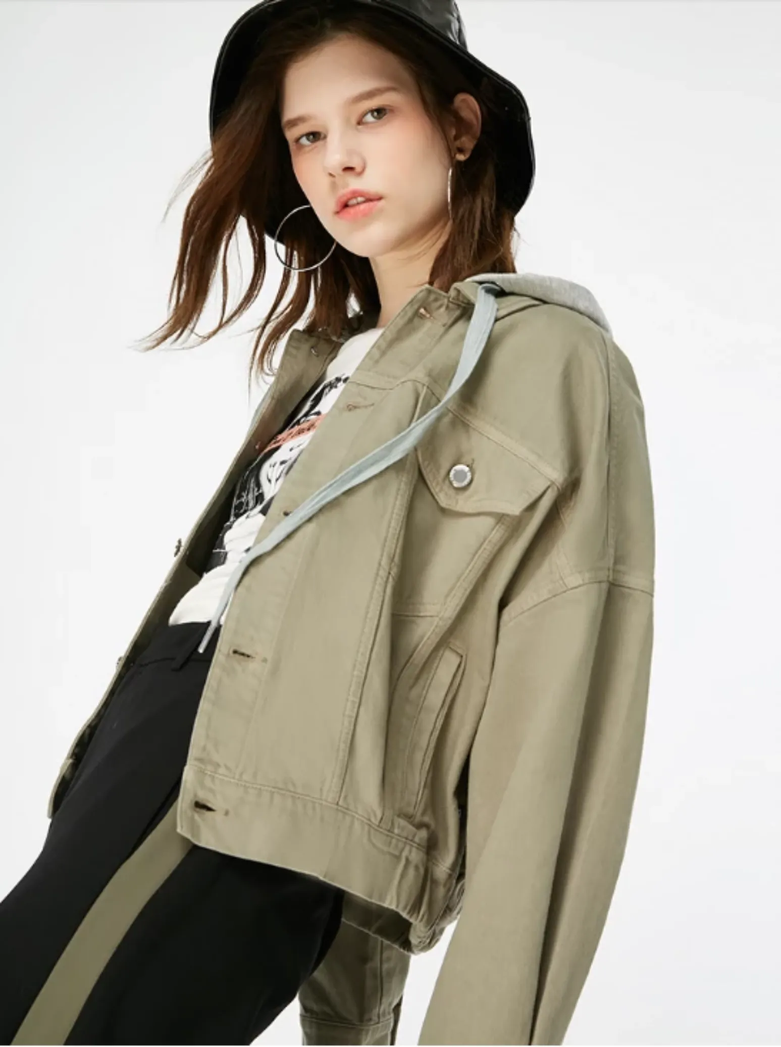 Women's Spring/Summer Loose Short Denim Coat