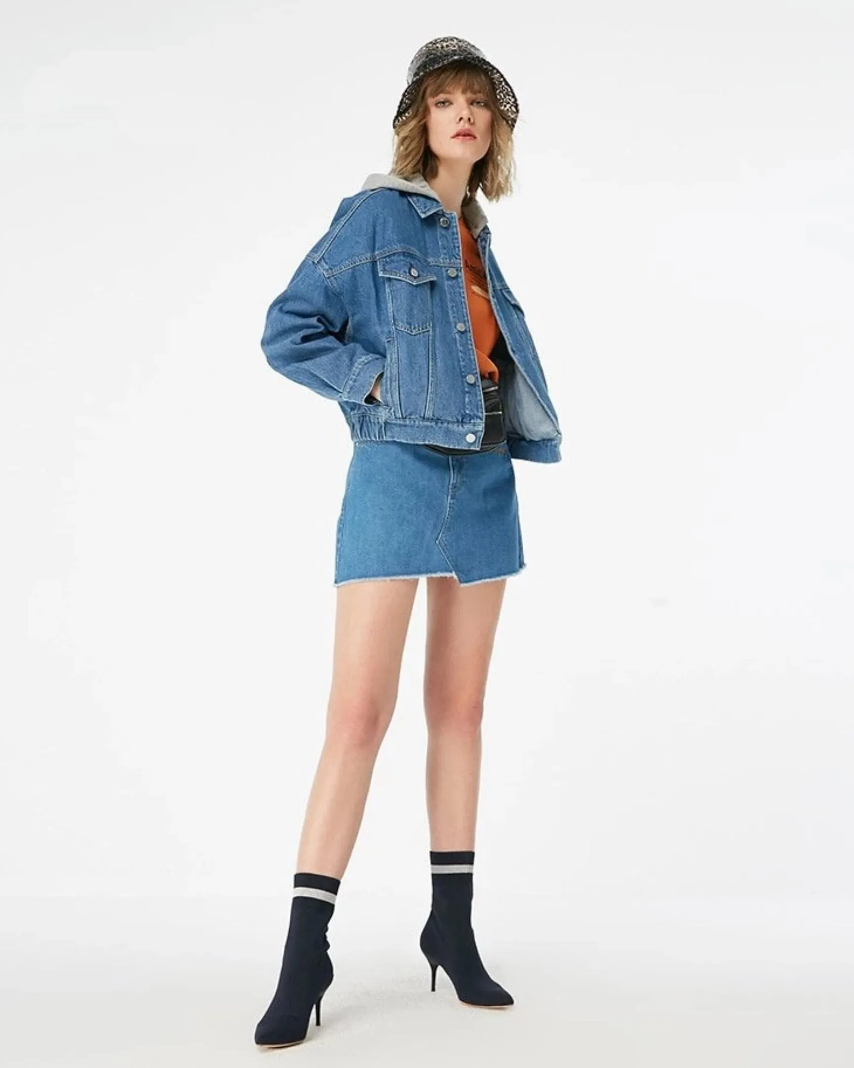 Women's Spring/Summer Loose Short Denim Coat