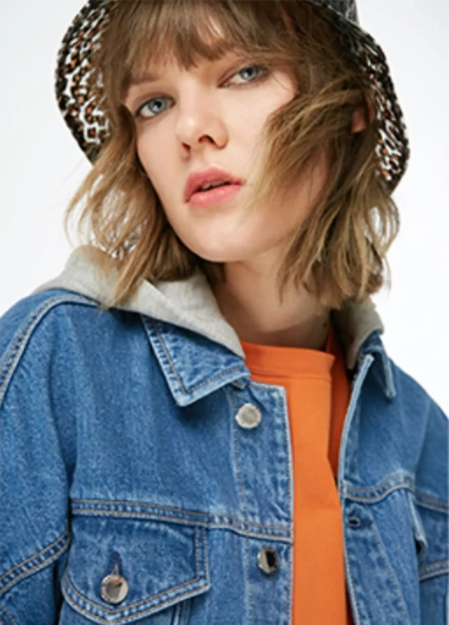 Women's Spring/Summer Loose Short Denim Coat