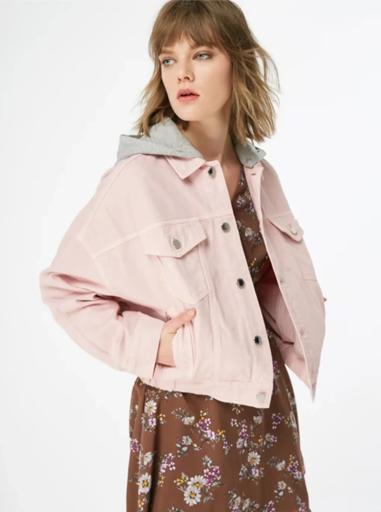 Women's Spring/Summer Loose Short Denim Coat