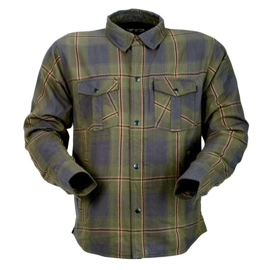 Z1R Ashwood Flannel Shirt - Olive