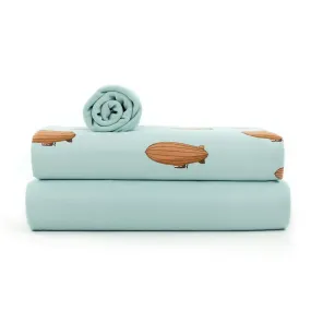 Zeppelins French Terry Fabric by See You At Six, Oeko-Tex 100 Class 1 Certified